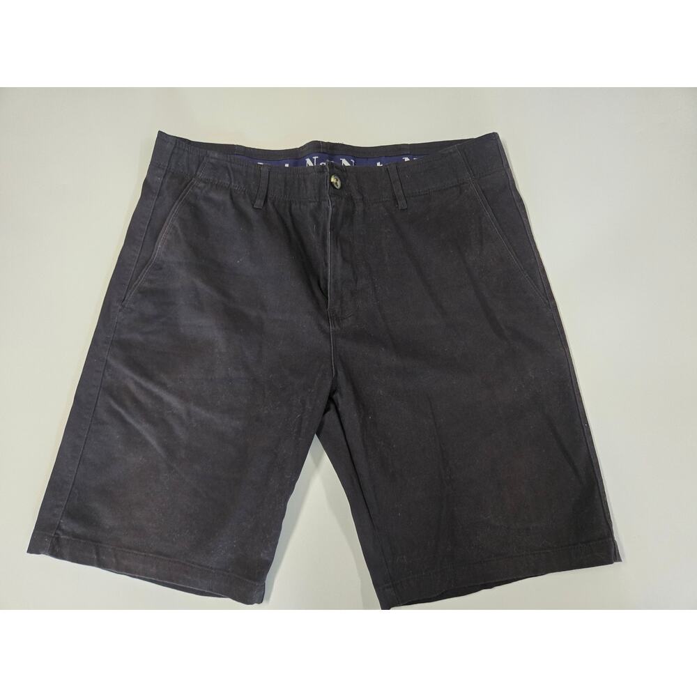 Nat Nast Luxury Originals Chino Shorts Gray Mens 34 Mid Rise